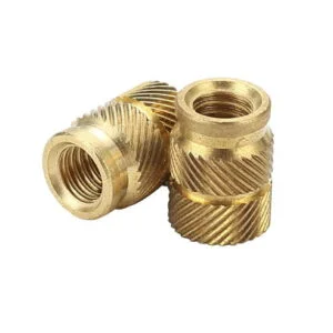 Threaded Heatset Inserts (gold, M3x5x4, 10 pcs)