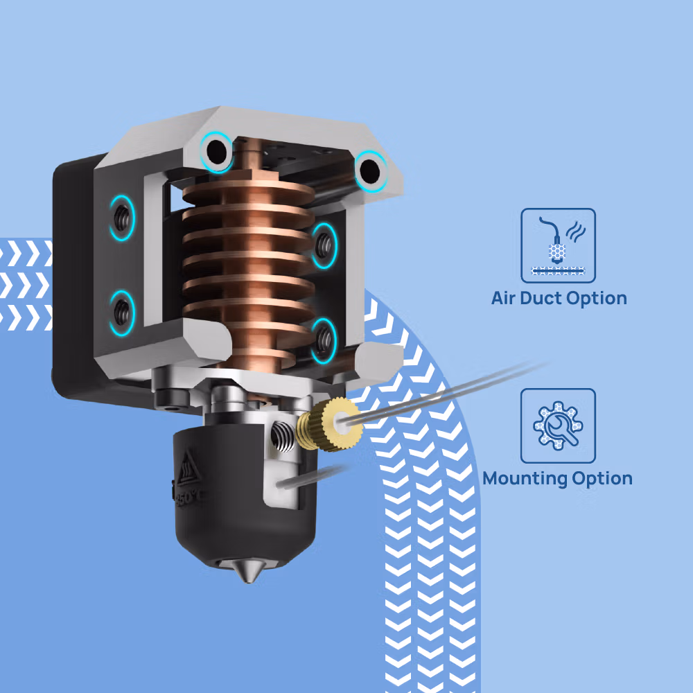 Phaetus DropEffect XG Hotend: Mounting Options