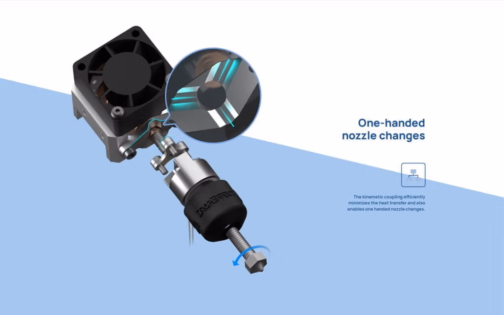 Phaetus DropEffect XG Hotend: Nozzle Change