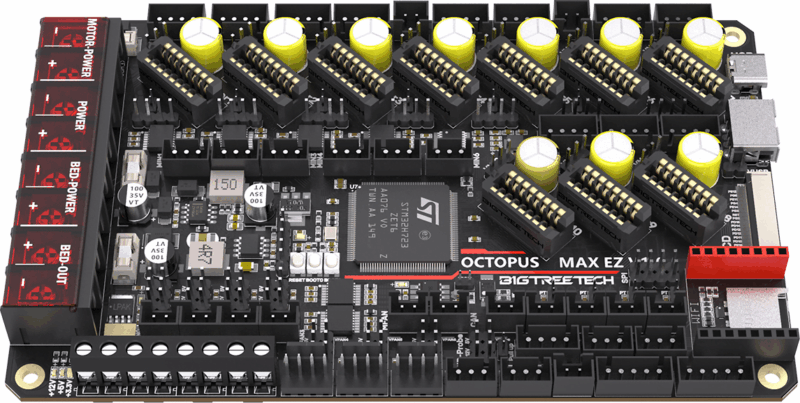 Bigtreetech Octopus MAX EZ: top angle horizontal