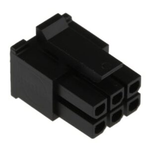 Molex Microfit 3.0 6pin female (front)