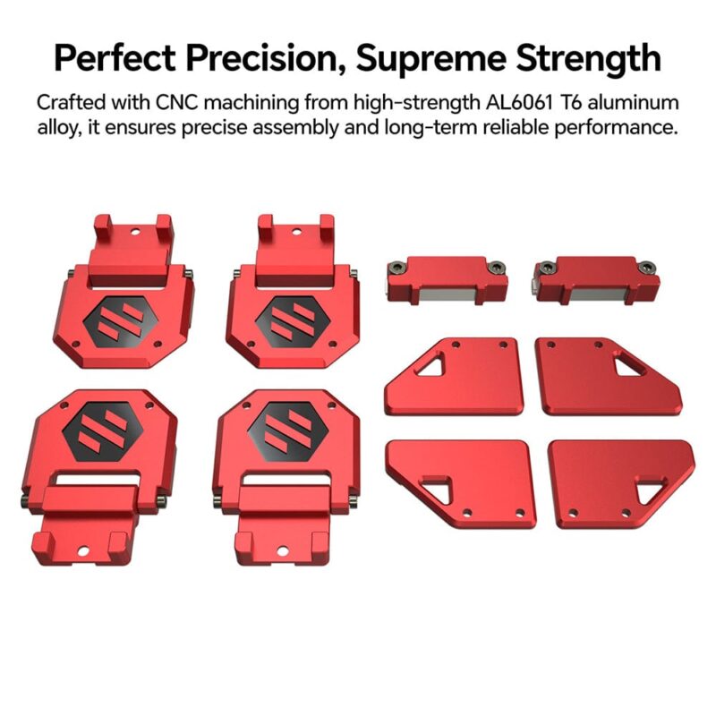 Chaoticlab CNC Door Mounting Kit for Voron 2.4 (red) 2