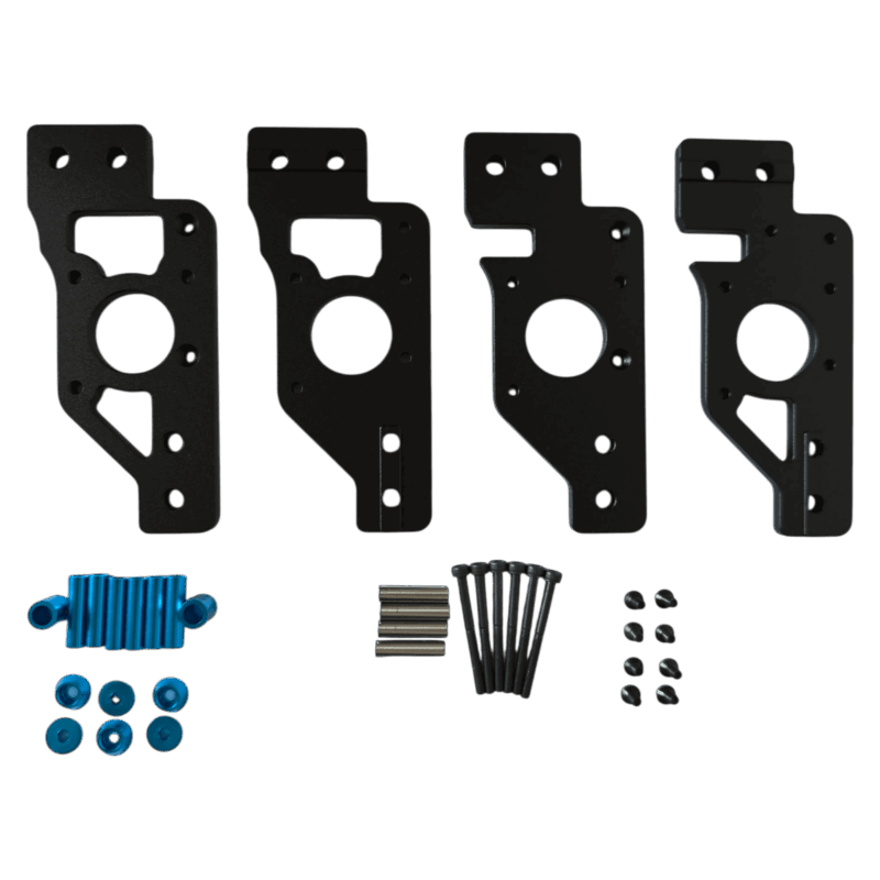 CNC Voron Trident AB Motor Mounts (blue)