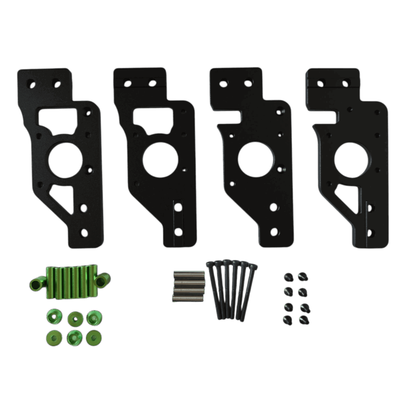 CNC Voron Trident AB Motor Mounts (green)