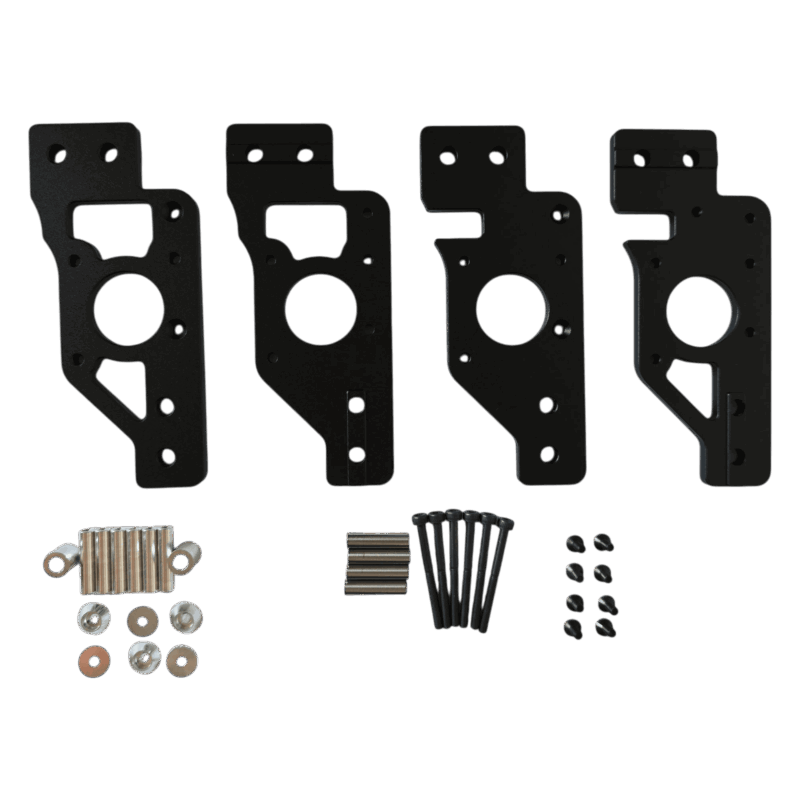 CNC Voron Trident AB Motor Mounts (silver)