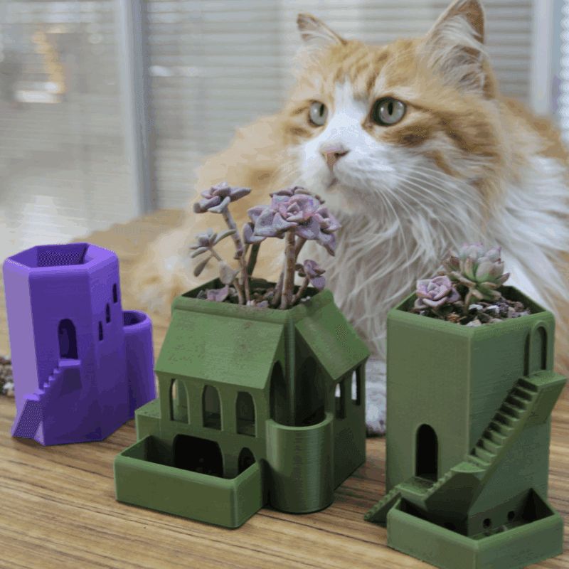 Polylite ASA Printed Plant Pot