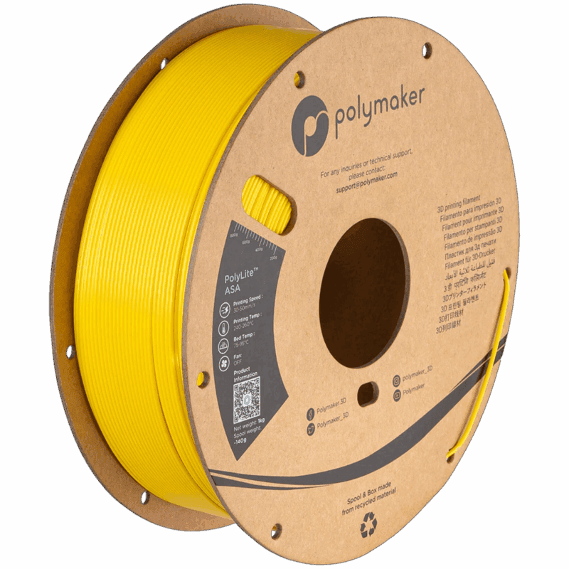 Polymaker Polylite ASA 1.75mm Yellow Polymaker Polylite ASA 1.75mm Yellow