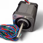 LDO Stepper Motor - High Temp Nema 17 - 42STH48-2504AH (S35-R) - Speedy Power - Round Shaft front