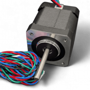 LDO Stepper Motor - High Temp Nema 17 - 42STH48-2504AH (S35-R) - Speedy Power - Round Shaft front