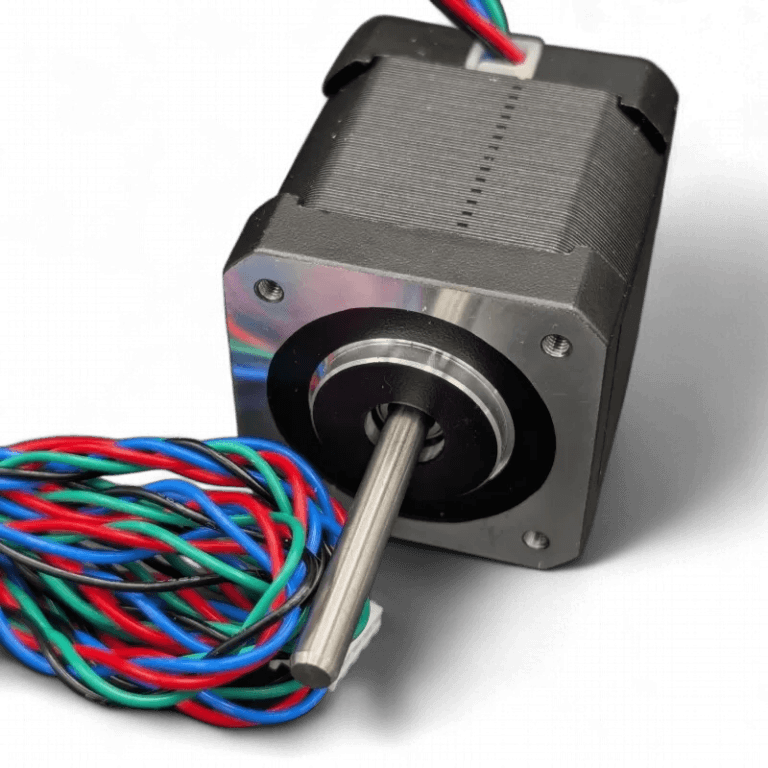 LDO Stepper Motor - High Temp Nema 17 - 42STH48-2504AH (S35-R) - Speedy Power - Round Shaft front
