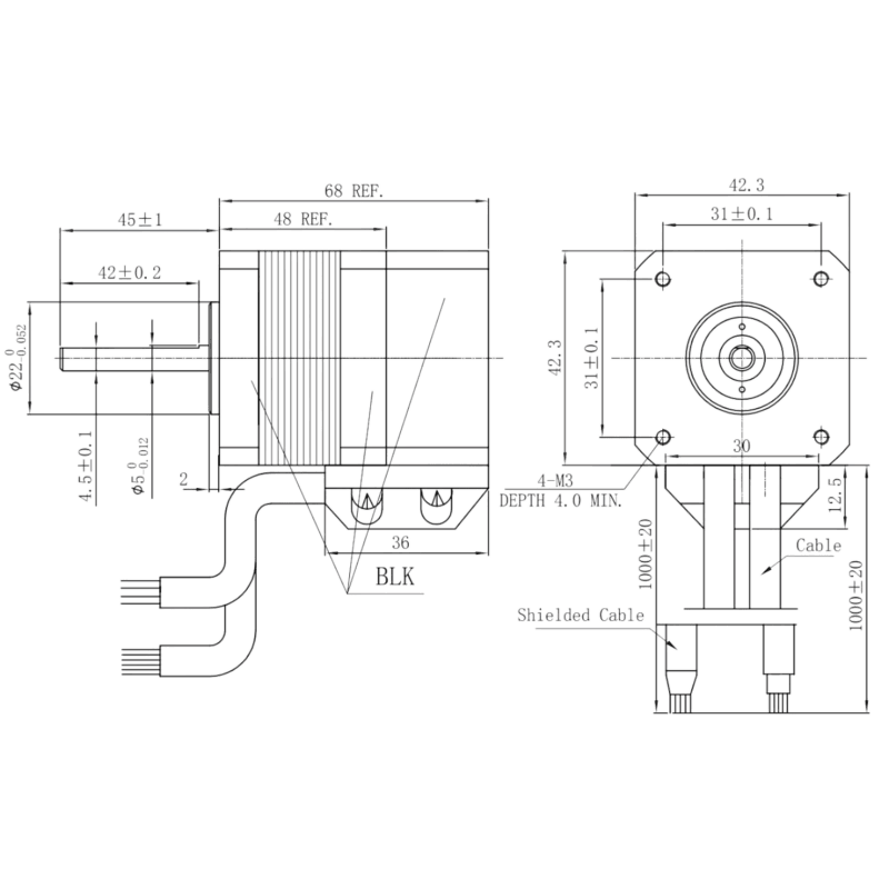 Nema 17 Encoder Stepper for Ouroboros schematic