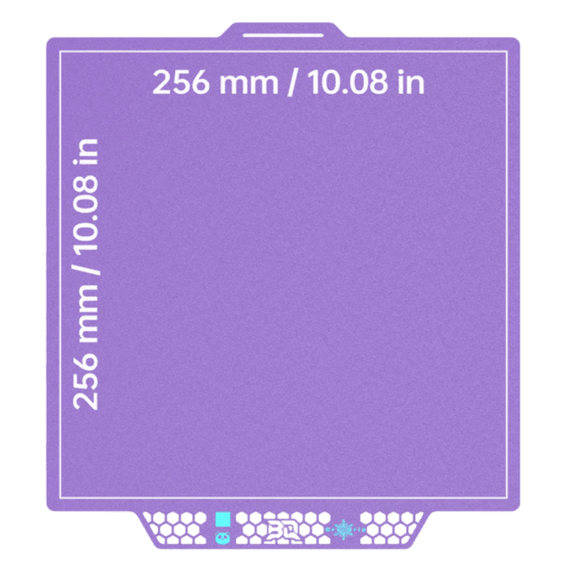 BIQU Build Plate CyroGrip Pro purple 5
