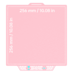 BIQU Build Plate CyroGrip Pro pink 3