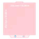 BIQU Build Plate CyroGrip Pro pink 3 BIQU Build Plate CyroGrip Pro pink 3