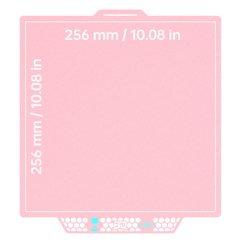 BIQU Build Plate CyroGrip Pro pink 3