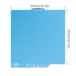BIQU Build Plate CyroGrip Pro Frostbite blue 6 BIQU Build Plate CyroGrip Pro Frostbite blue 6
