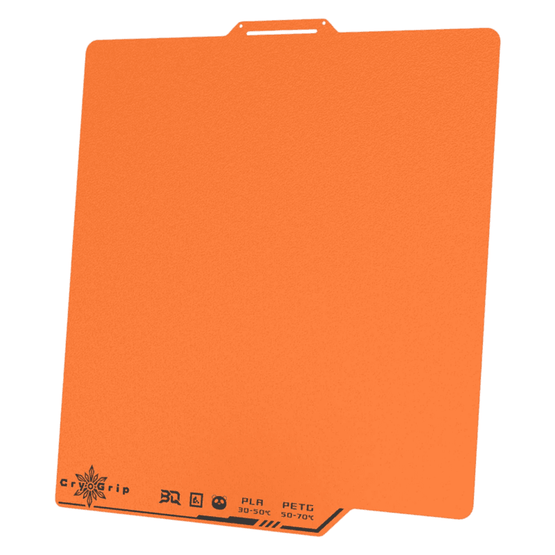 BIQU Build Plate CyroGrip Pro Frostbite orange 2
