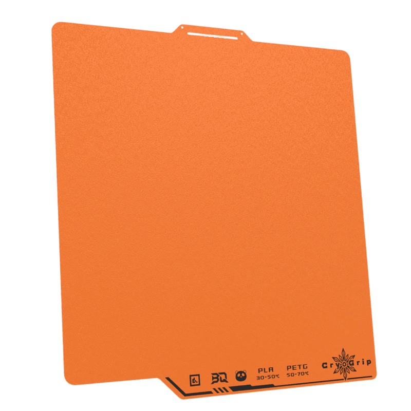 BIQU Build Plate CyroGrip Pro Frostbite orange 3