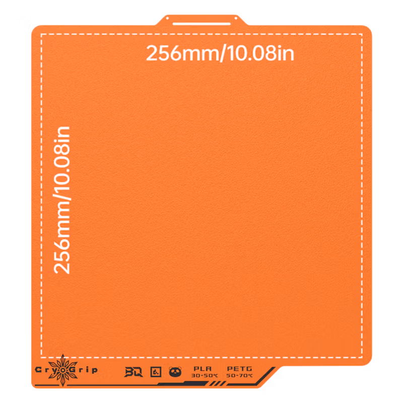BIQU Build Plate CyroGrip Pro Frostbite orange 5