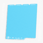 BIQU CryoGrip Frostbite Build Plate for Snapmaker U1 Blue