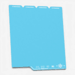 BIQU CryoGrip Frostbite Build Plate for Snapmaker U1 Blue 2
