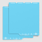 BIQU CryoGrip Frostbite Build Plate for Snapmaker U1 Blue 3