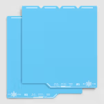BIQU CryoGrip Frostbite Build Plate for Snapmaker U1 Blue 3