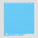 BIQU CryoGrip Frostbite Build Plate for Snapmaker U1 Blue 4