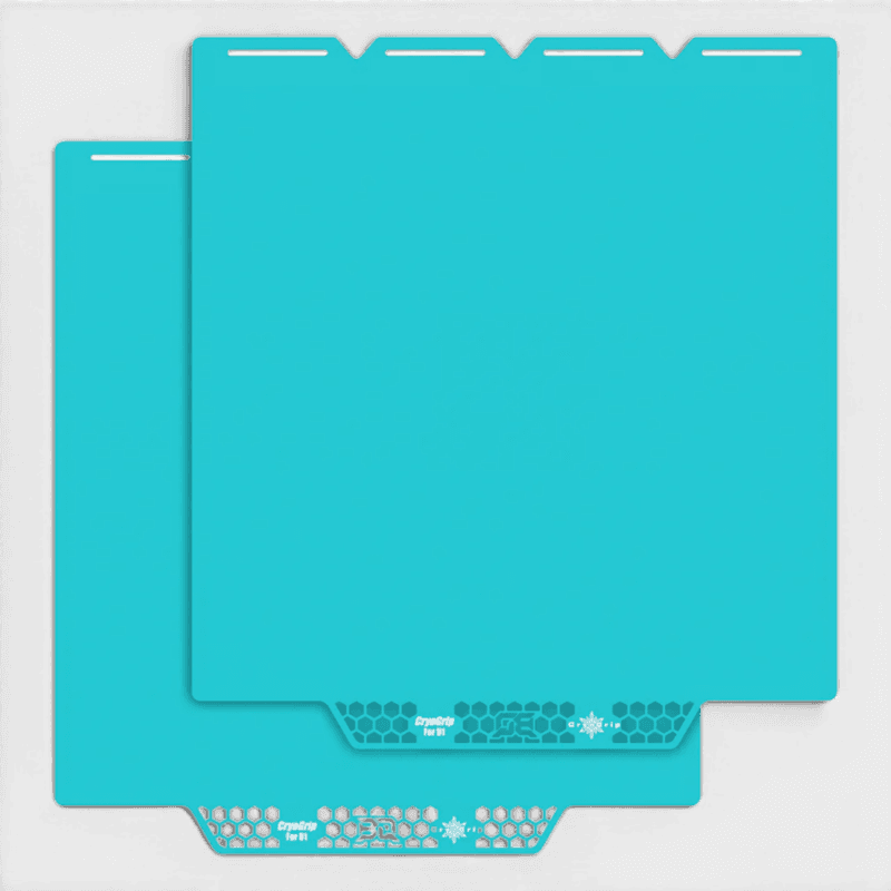 BIQU CryoGrip Glazier Build Plate for Snapmaker U1 Blue 3