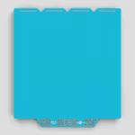 BIQU CryoGrip Glazier Build Plate for Snapmaker U1 Blue 4