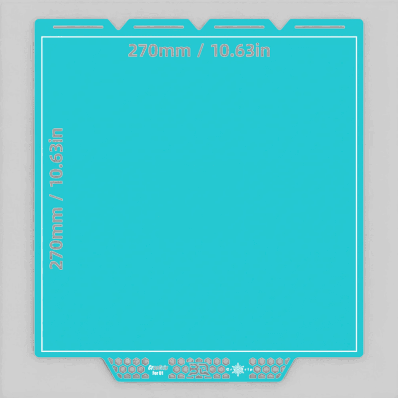 BIQU CryoGrip Glazier Build Plate for Snapmaker U1 Blue 5
