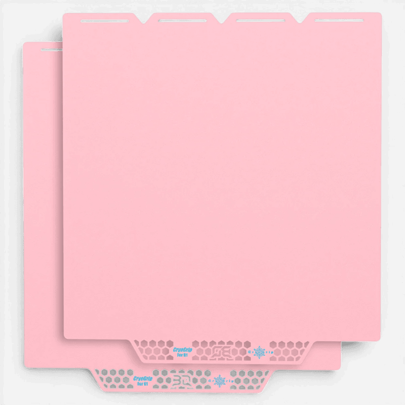 BIQU CryoGrip Glazier Build Plate for Snapmaker U1 Pink 4