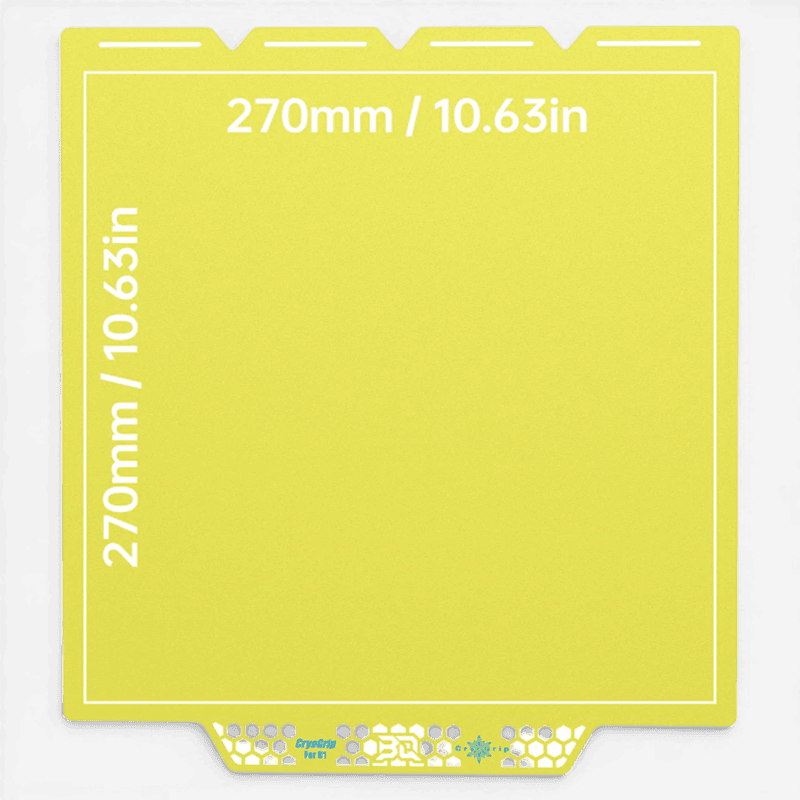BIQU CryoGrip Glazier Build Plate for Snapmaker U1 Yellow 5