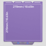 BIQU CryoGrip Glazier Build Plate for Snapmaker U1 Purple 5