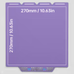 BIQU CryoGrip Glazier Build Plate for Snapmaker U1 Purple 5