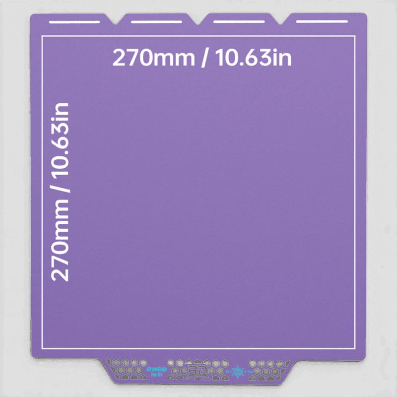 BIQU CryoGrip Glazier Build Plate for Snapmaker U1 Purple 5