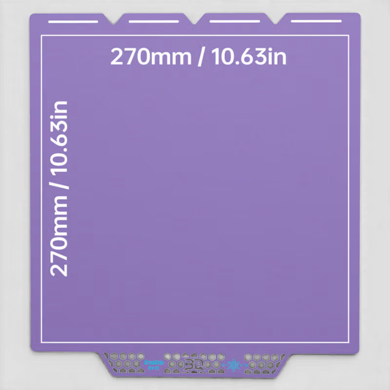 BIQU CryoGrip Glazier Build Plate for Snapmaker U1 Purple 5