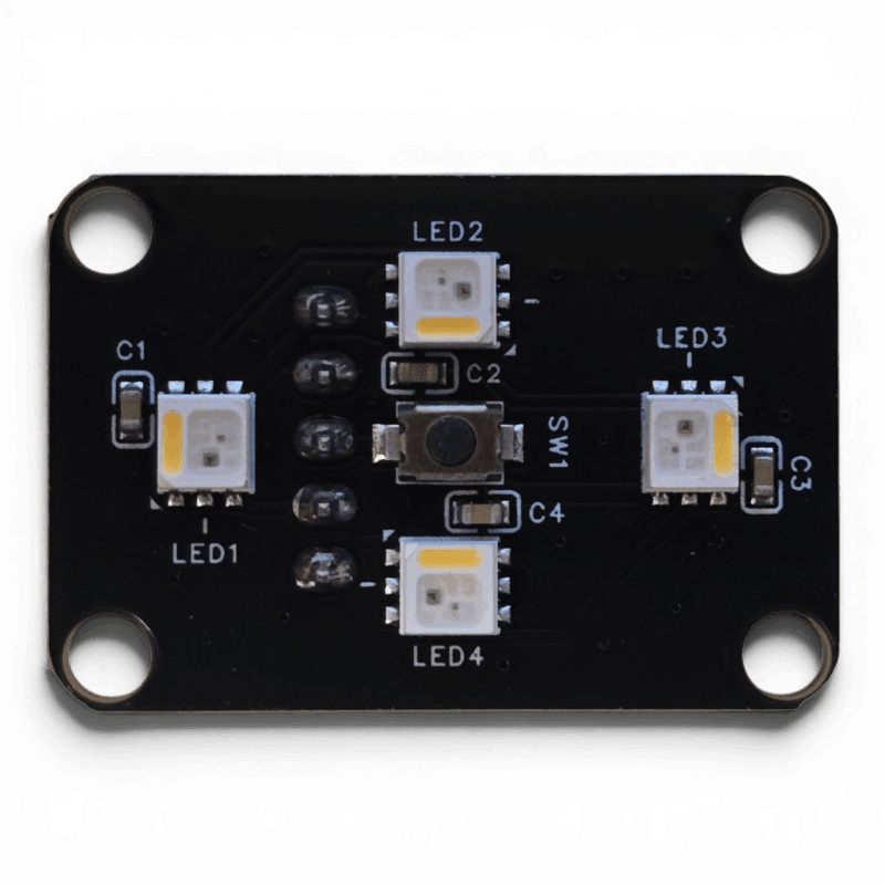 EMU Front Button PCB (back)